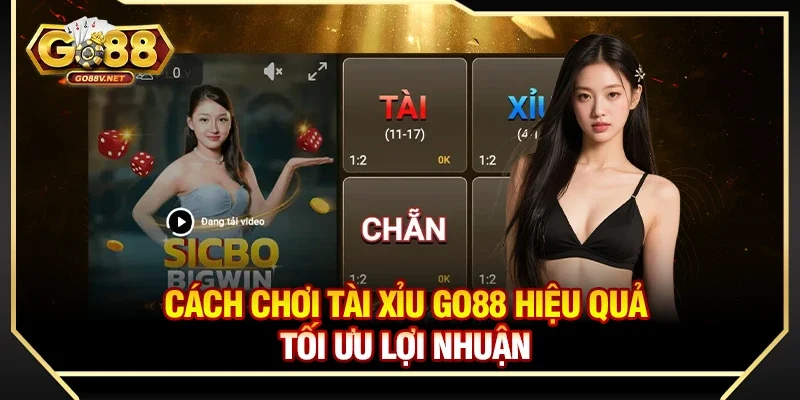Cách chơi tài xỉu Go88 hiệu quả tối ưu lợi nhuận 